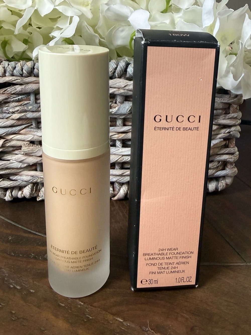24H Wear Breathable Foundation Luminous Matte Finish by Gucci Beauty Fair 180W